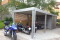 Einzel-Carport mit Geräteraum (Abstellkammer) hinten integriert - BRANDL