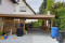 Doppel-Carport aus Holz mit Holzblende - BRANDL