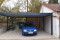 Doppel-Carport aus Stahl - BRANDL