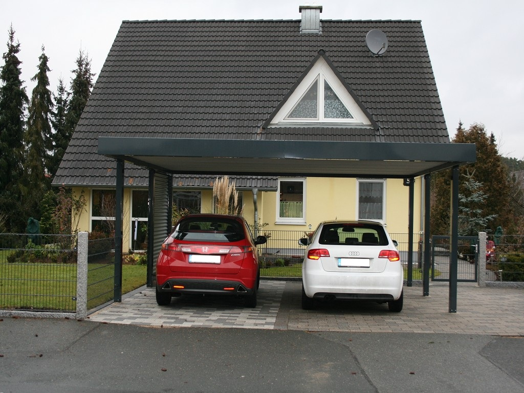 Doppel Carport Aus Stahl BRANDL