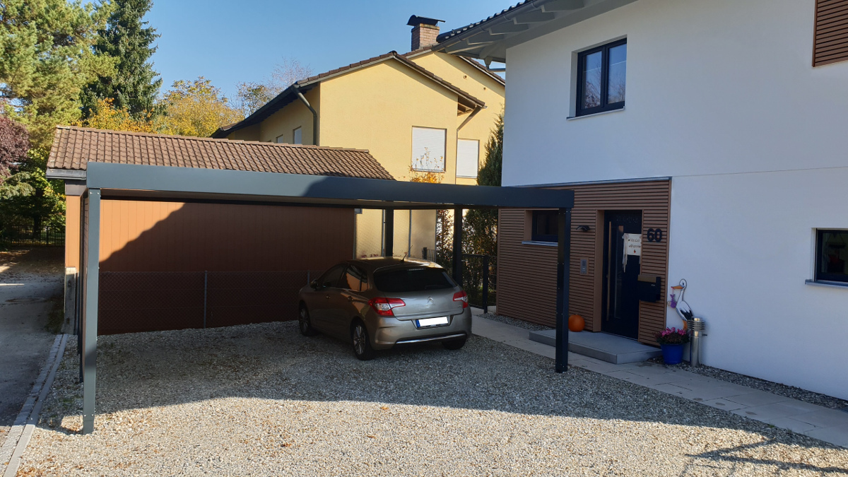 Doppel Carport Aus Stahl BRANDL